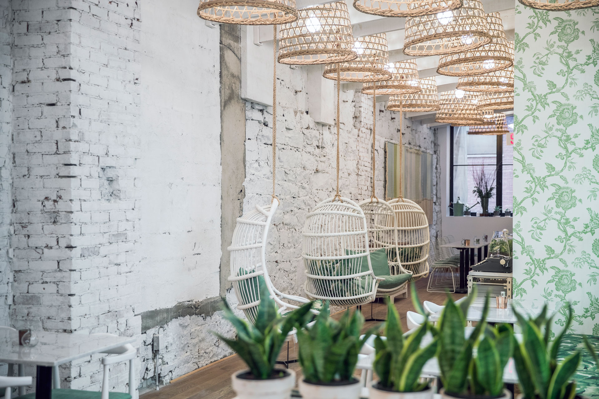 Chaises suspendues du LOV McGill